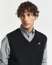 Pulover sem mangas em algodão clássico