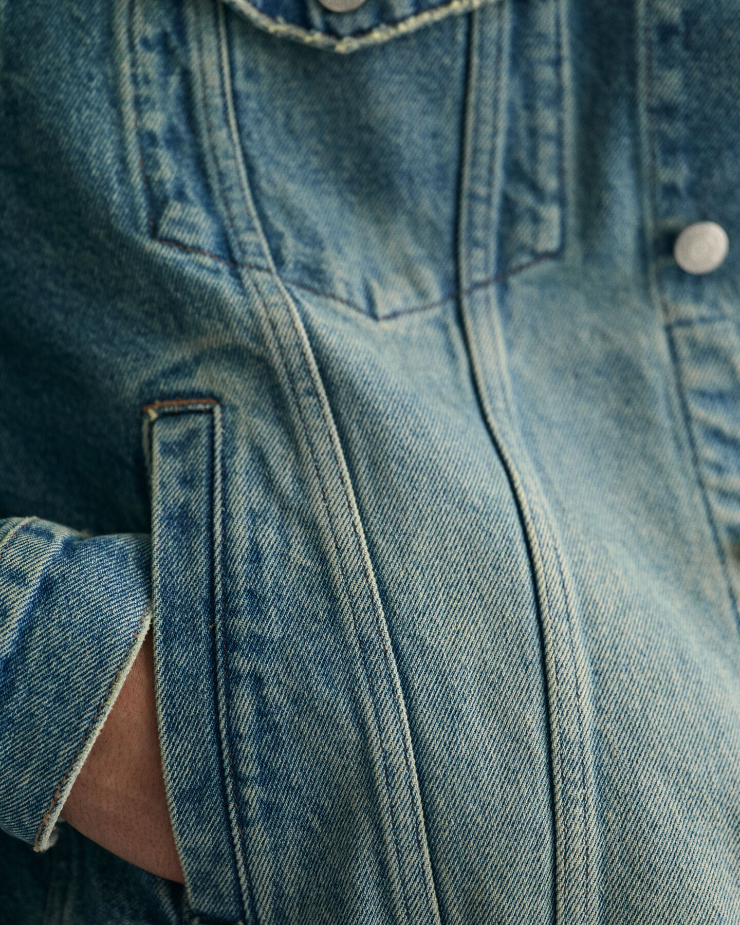 Casaco de ganga Trucker