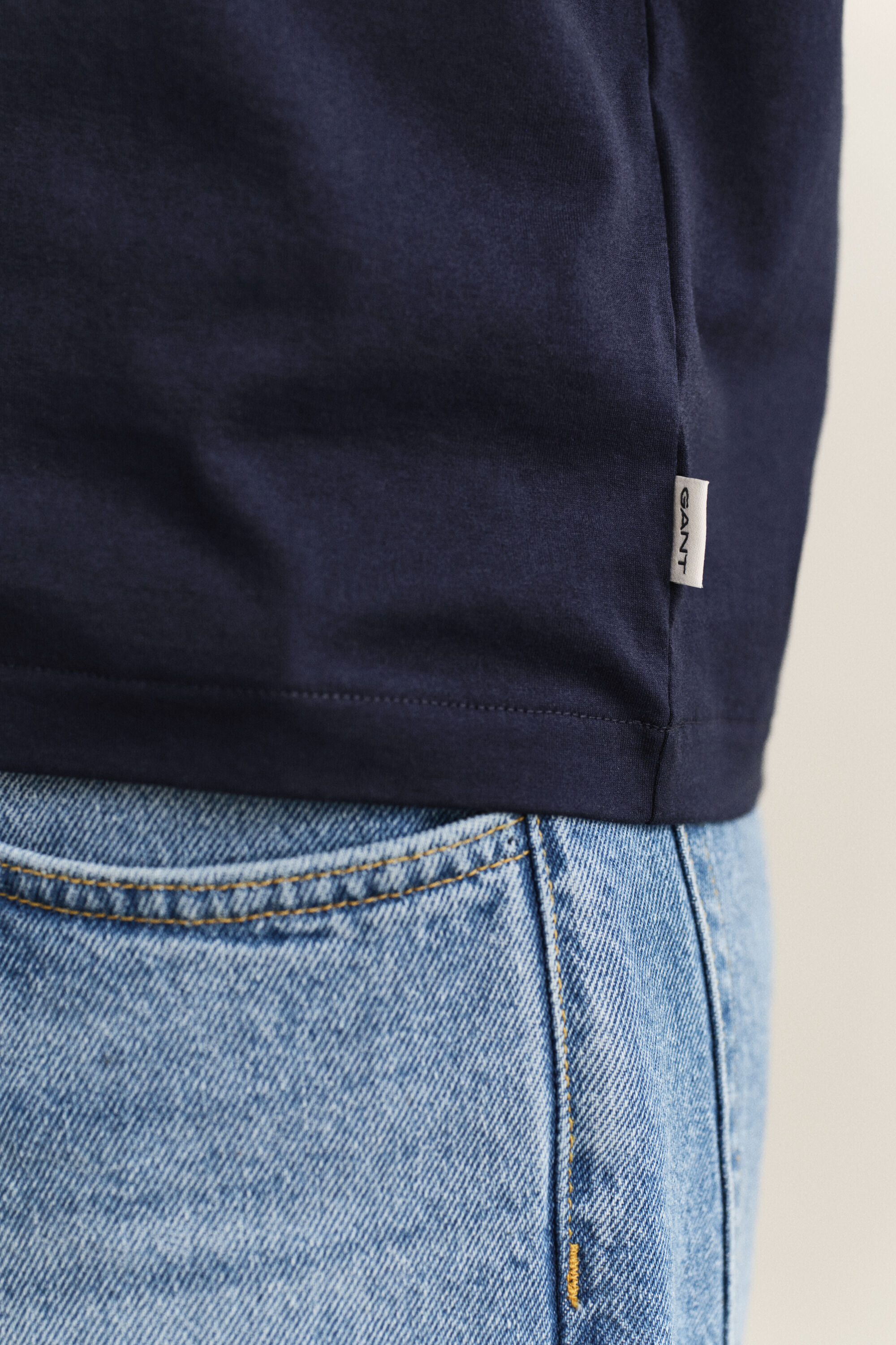 T-shirt em algodão Pima