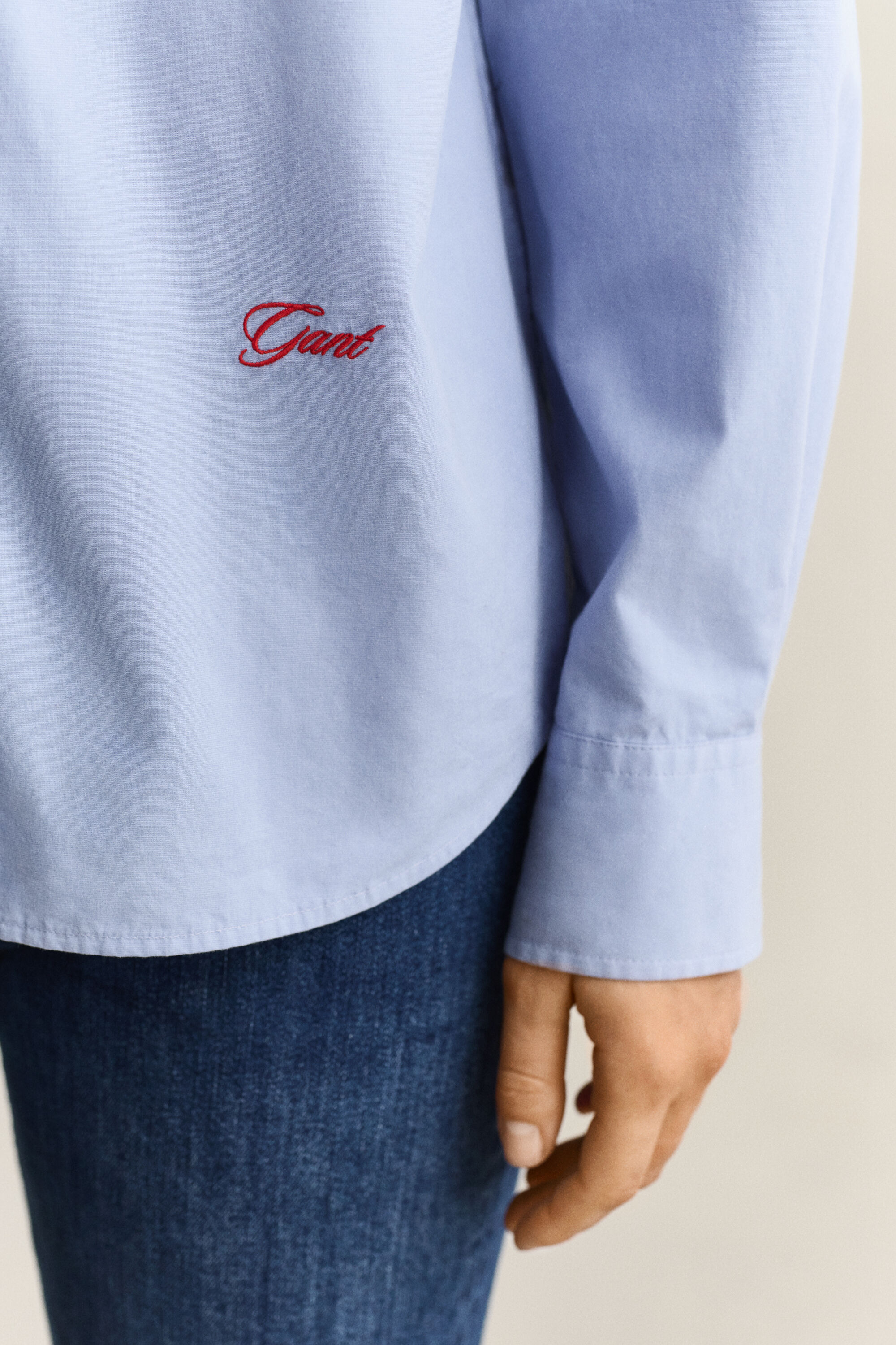 Camisa em popelina relaxed fit