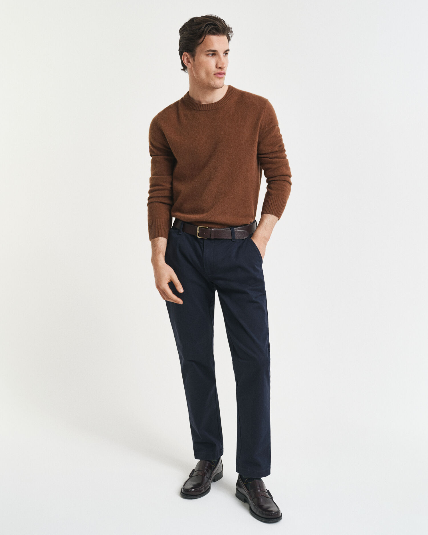 Calças chino super confortáveis slim fit