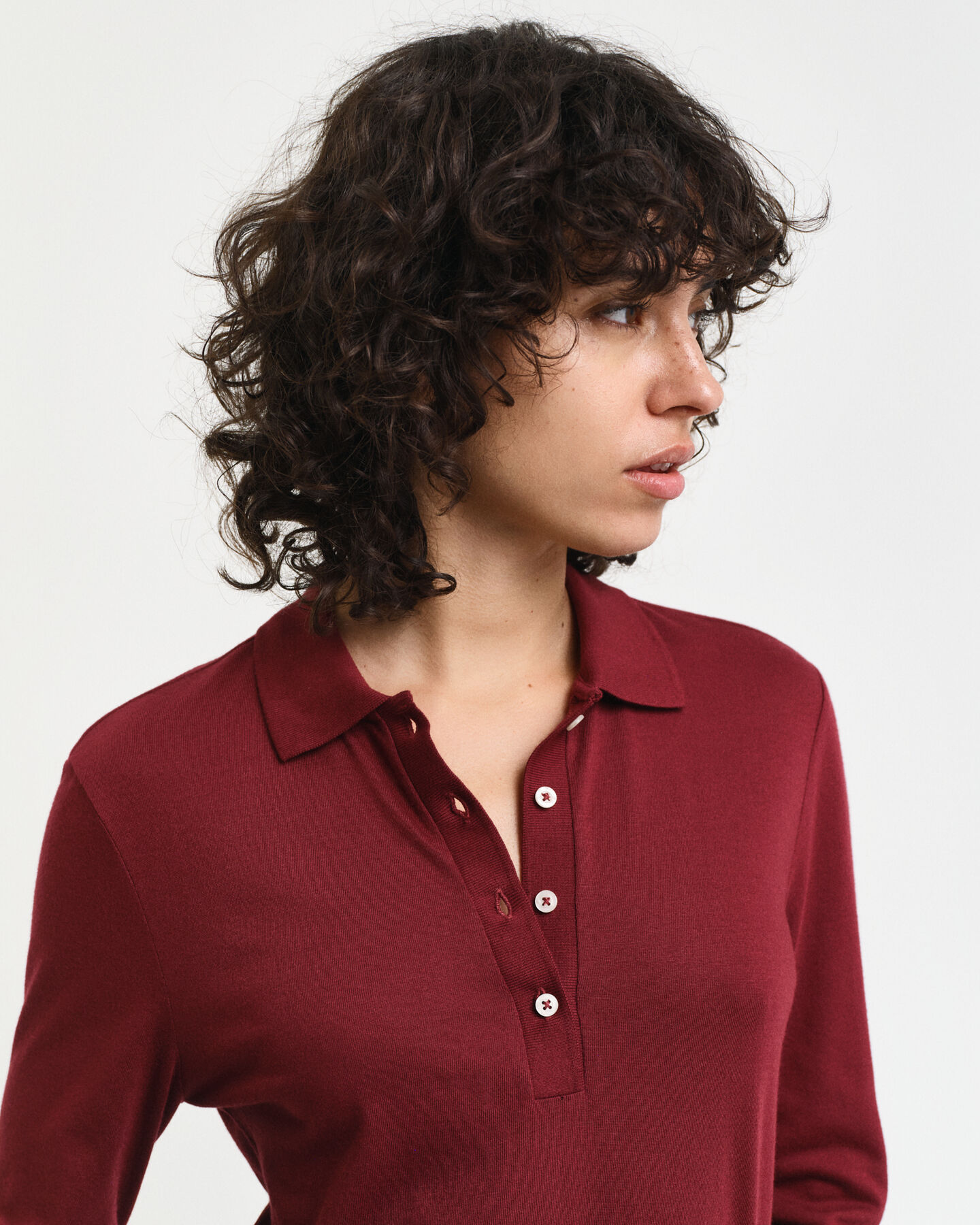 Polo de mangas compridas sem costuras