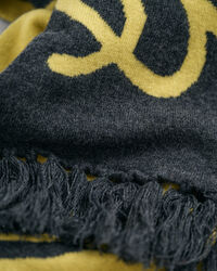 Cachecol em padrão Jacquard GANT Varsity