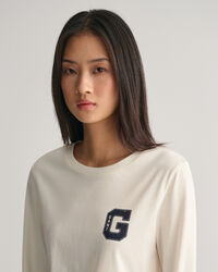 T-shirt de manga comprida com decote redondo G