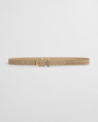 Cinto em pele com pelo