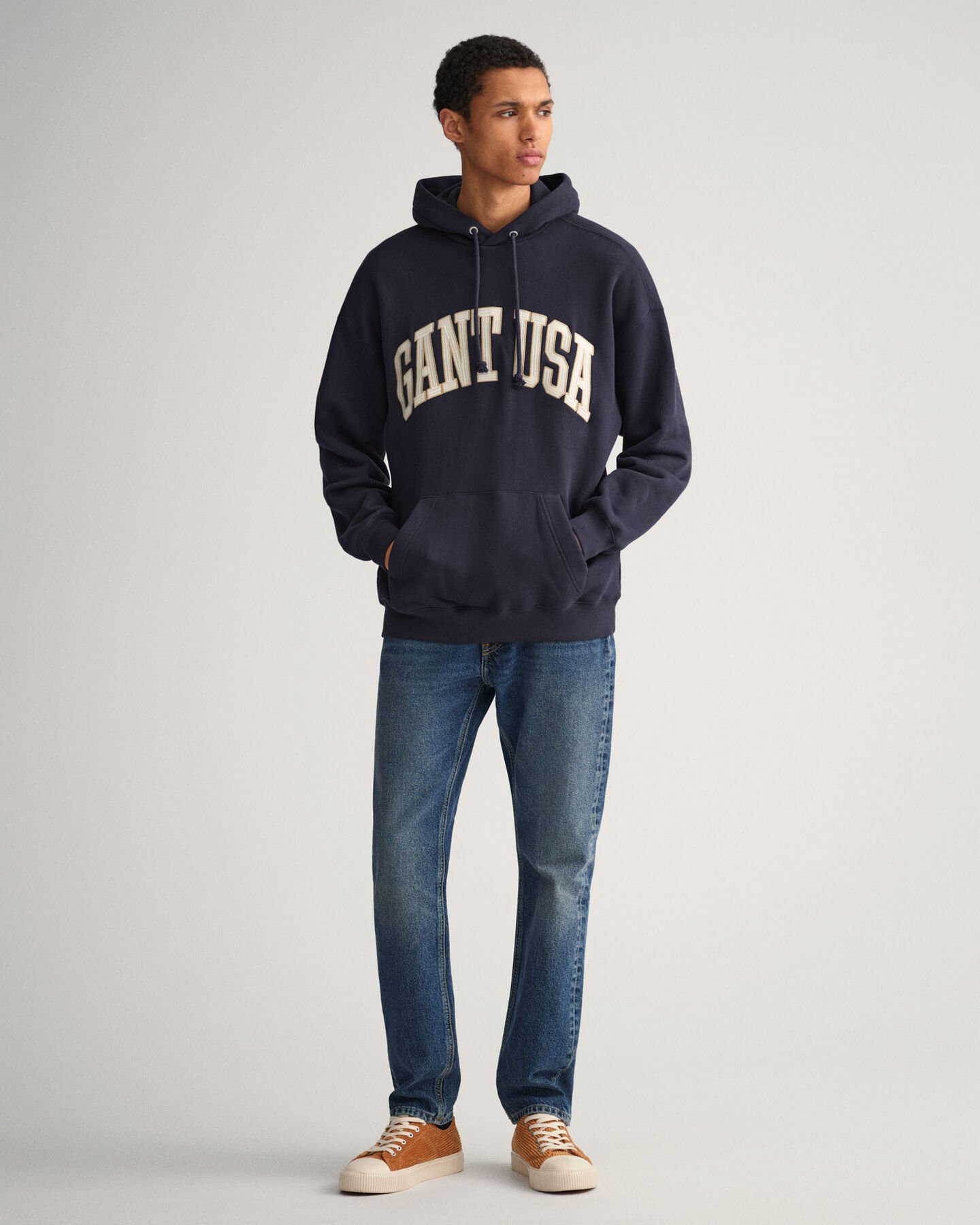 Sweatshirt com capuz desportiva USA Graphic