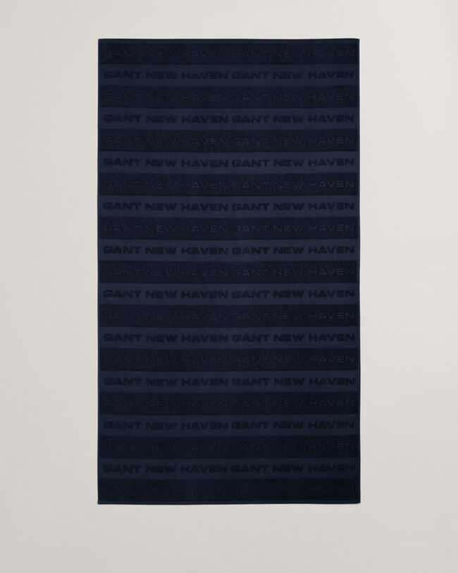 Toalha de praia com padrão Jacquard GANT New Haven