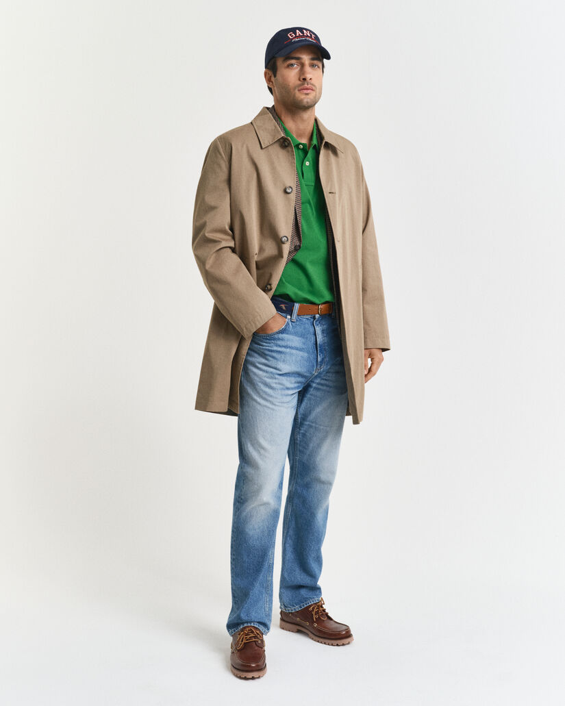 Polo em algod&atilde;o piqu&eacute; Shield regular fit