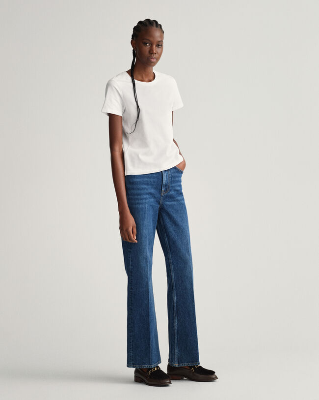 Top de algod&atilde;o com elastano