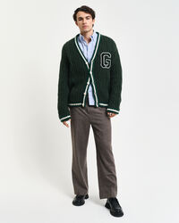 Casaco de malha entran&ccedil;ada Seasonal G