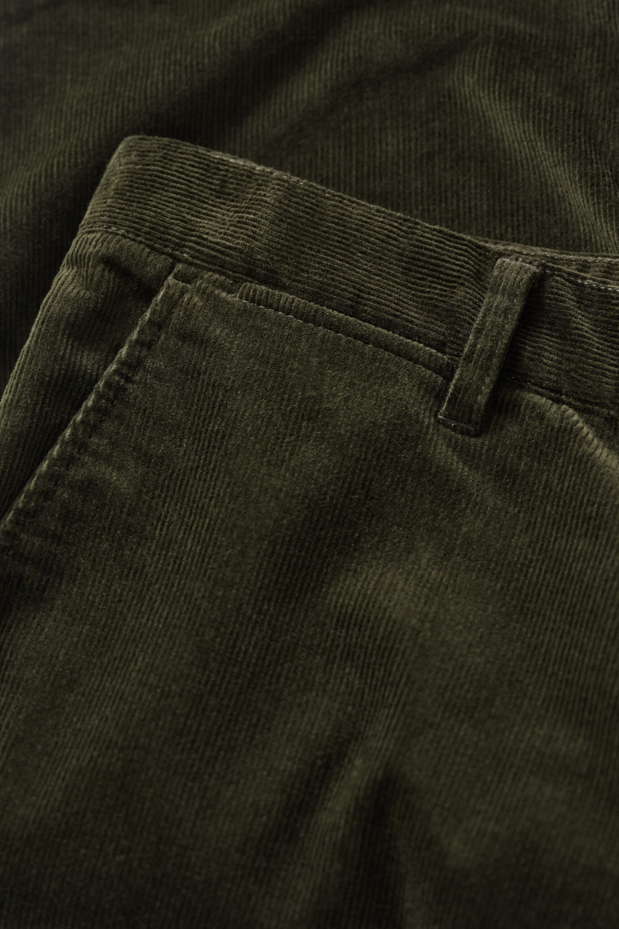 Calças chino de bombazina slim fit