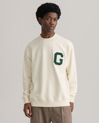 Sweatshirt com decote redondo Collegiate G