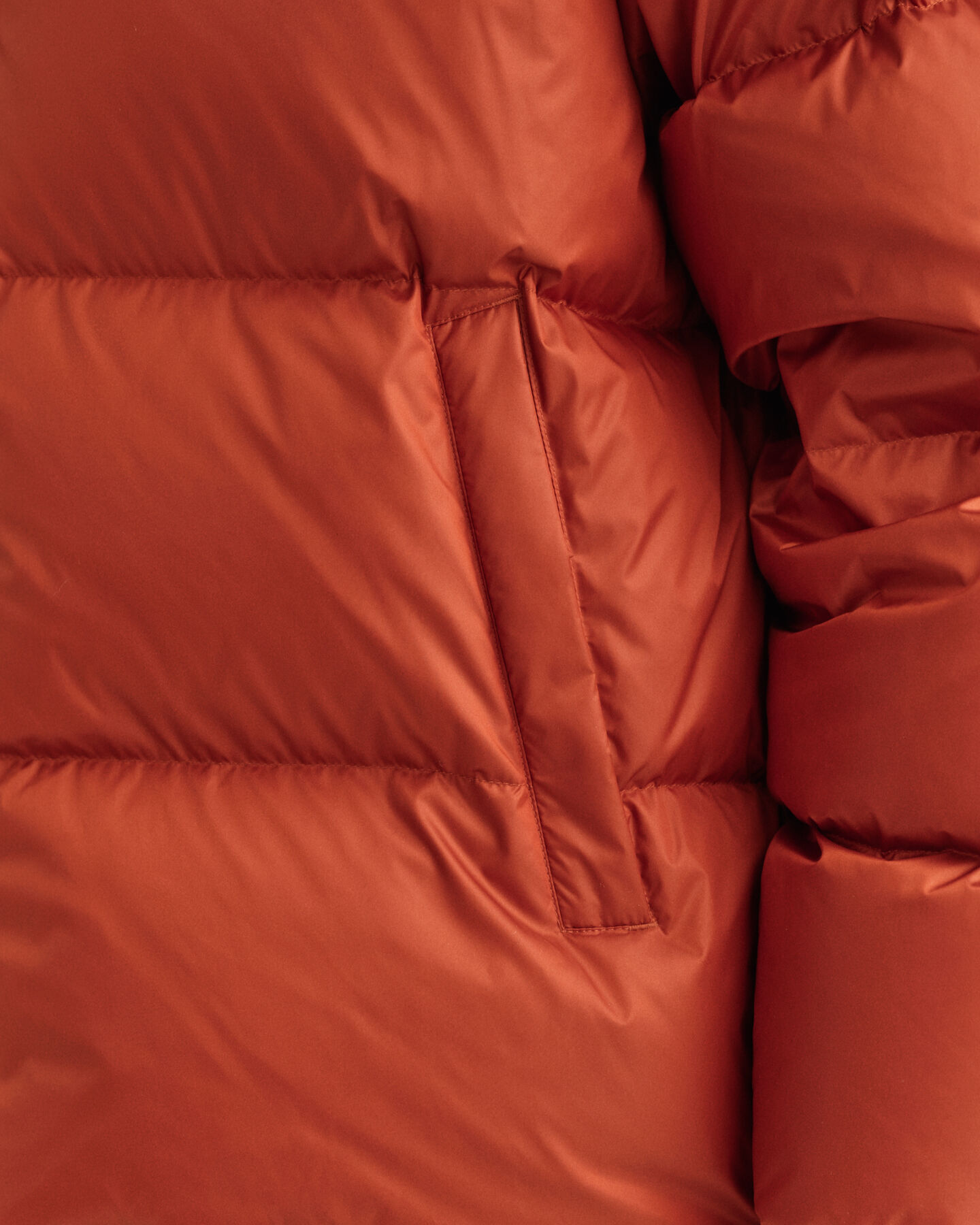 Blusão brilhante Puffer