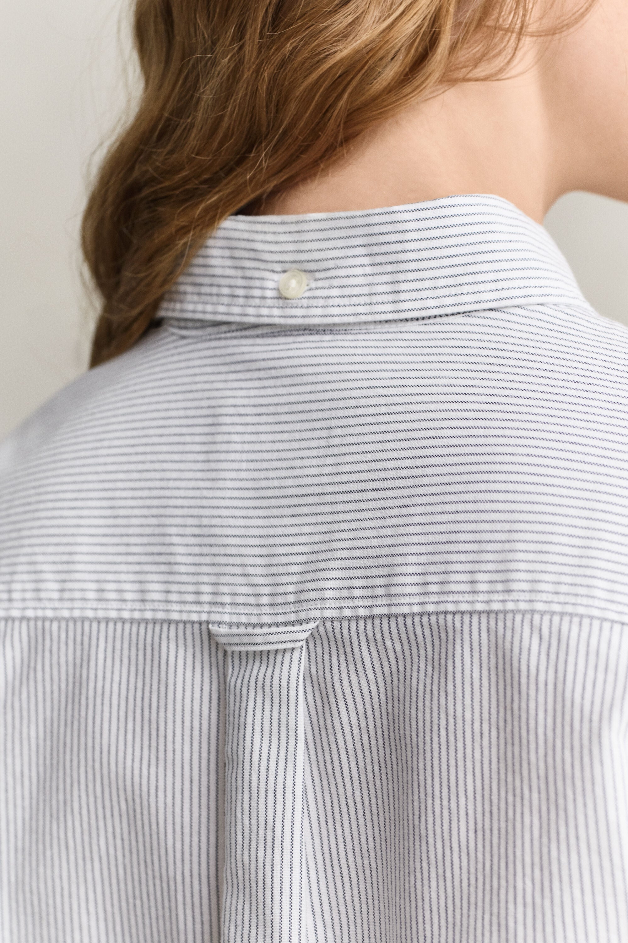 Camisa Oxford às riscas Classic
