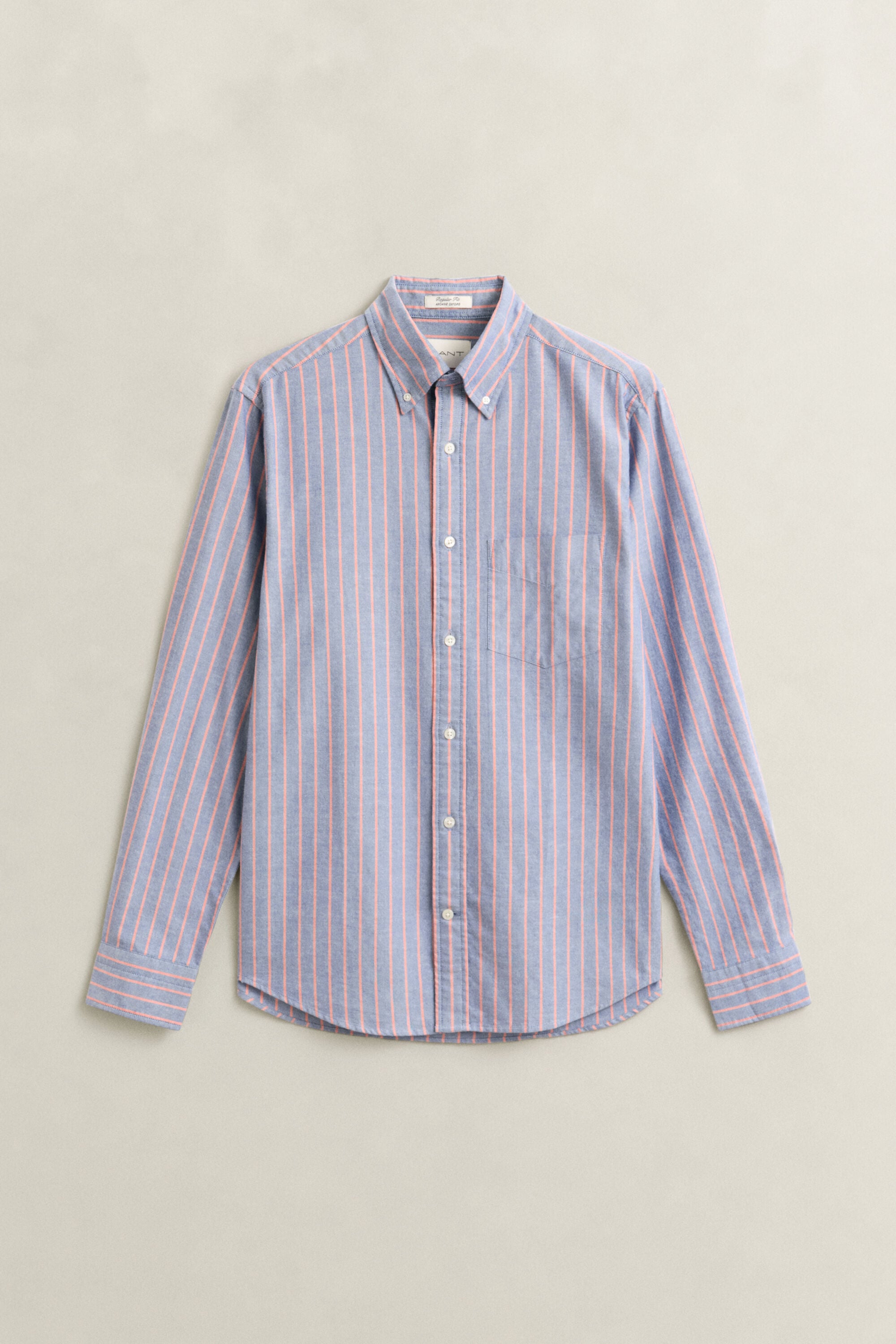 Camisa Oxford às riscas Classic