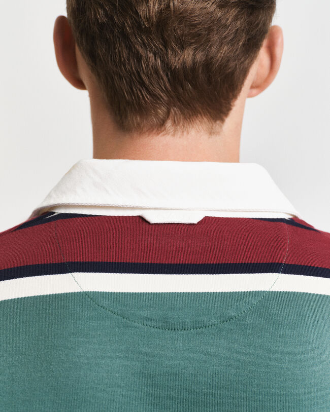 Heavy Rugger às riscas com fios tingidos