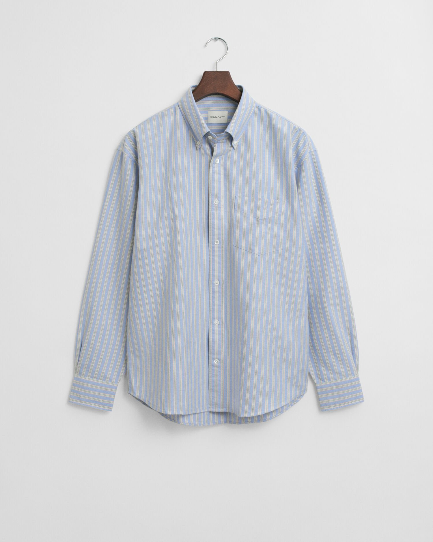 Camisa Oxford Heritage às riscas relaxed fit