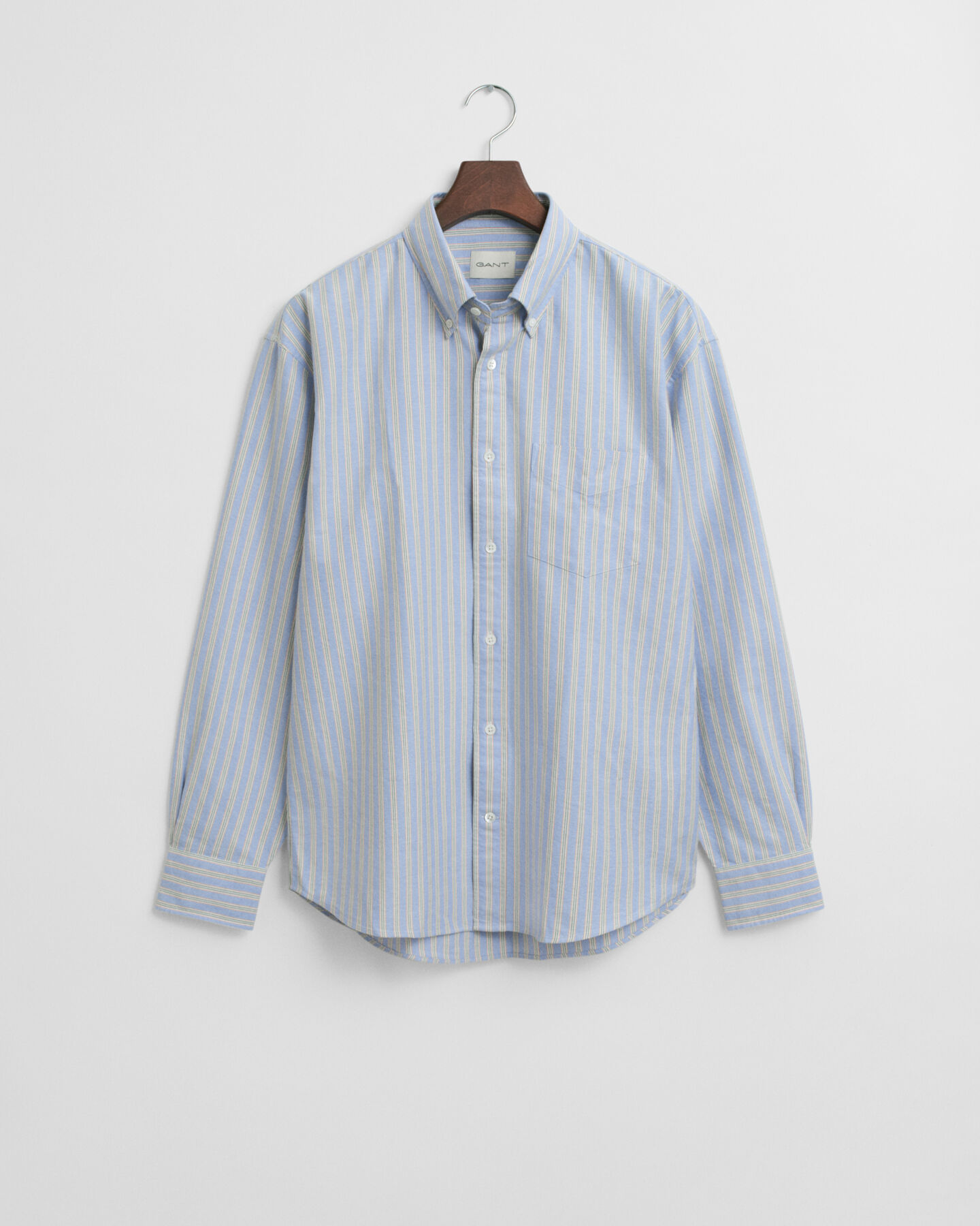 Camisa Oxford Heritage às riscas relaxed fit