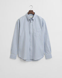 Camisa Oxford Heritage às riscas relaxed fit