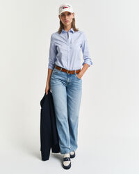 Camisa em popelina slim fit