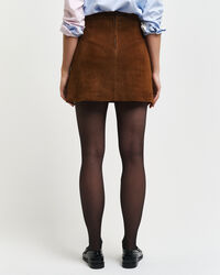 Saia em pele de camurça