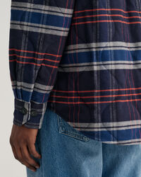 Sobrecamisa em flanela acolchoada