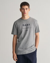 T-shirt com estampado GANT Script Graphic