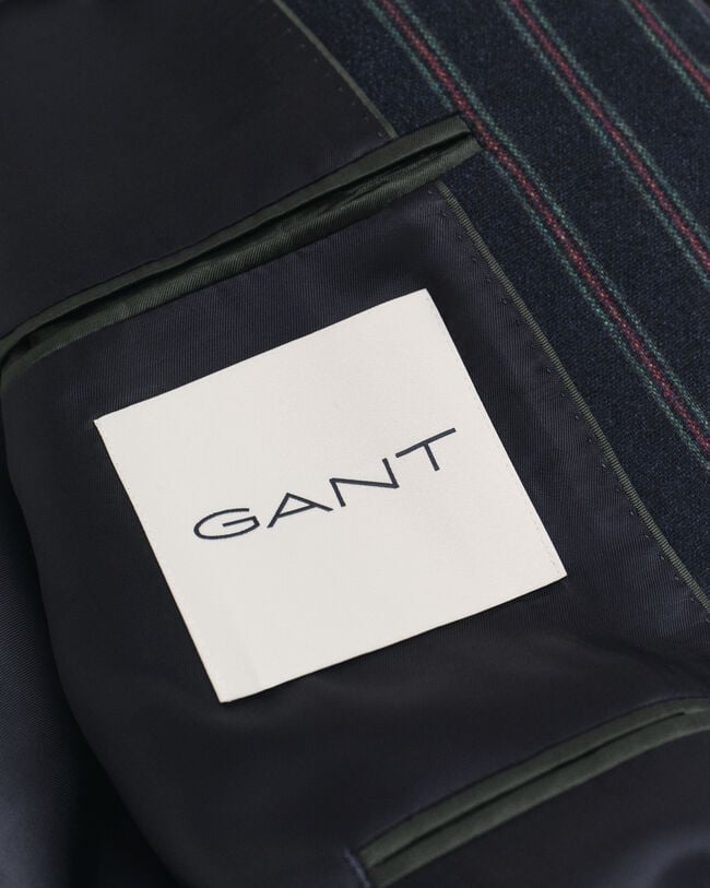 Blazer Club em flanela às riscas