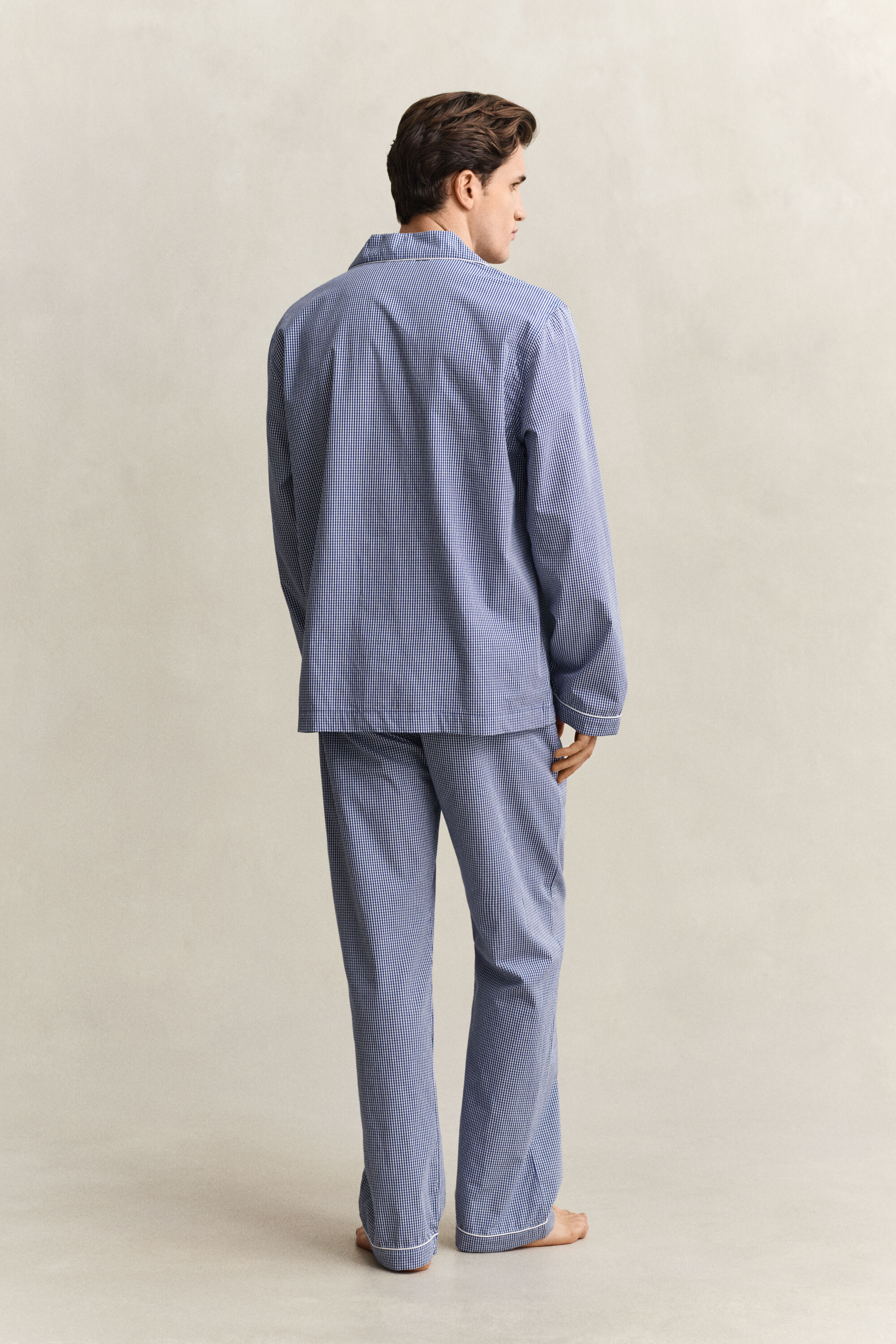 Pijama em popelina Gingham