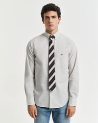 Camisa em popelina clássica com padrão de xadrez regular fit