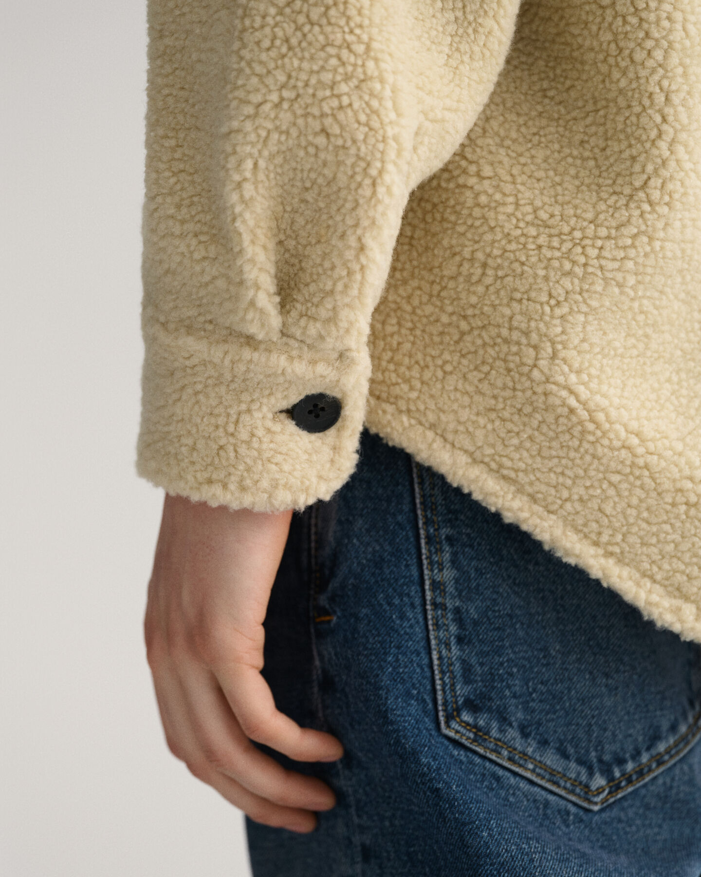 Sobrecamisa Sherpa oversized