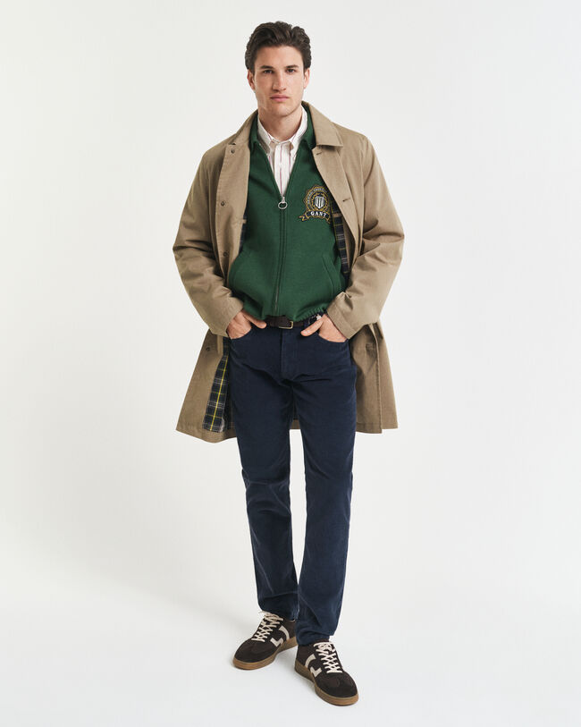 Calças de bombazina slim fit