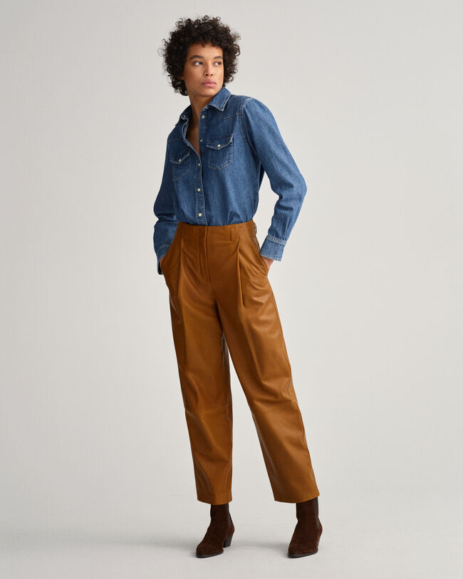 Camisa de ganga regular fit