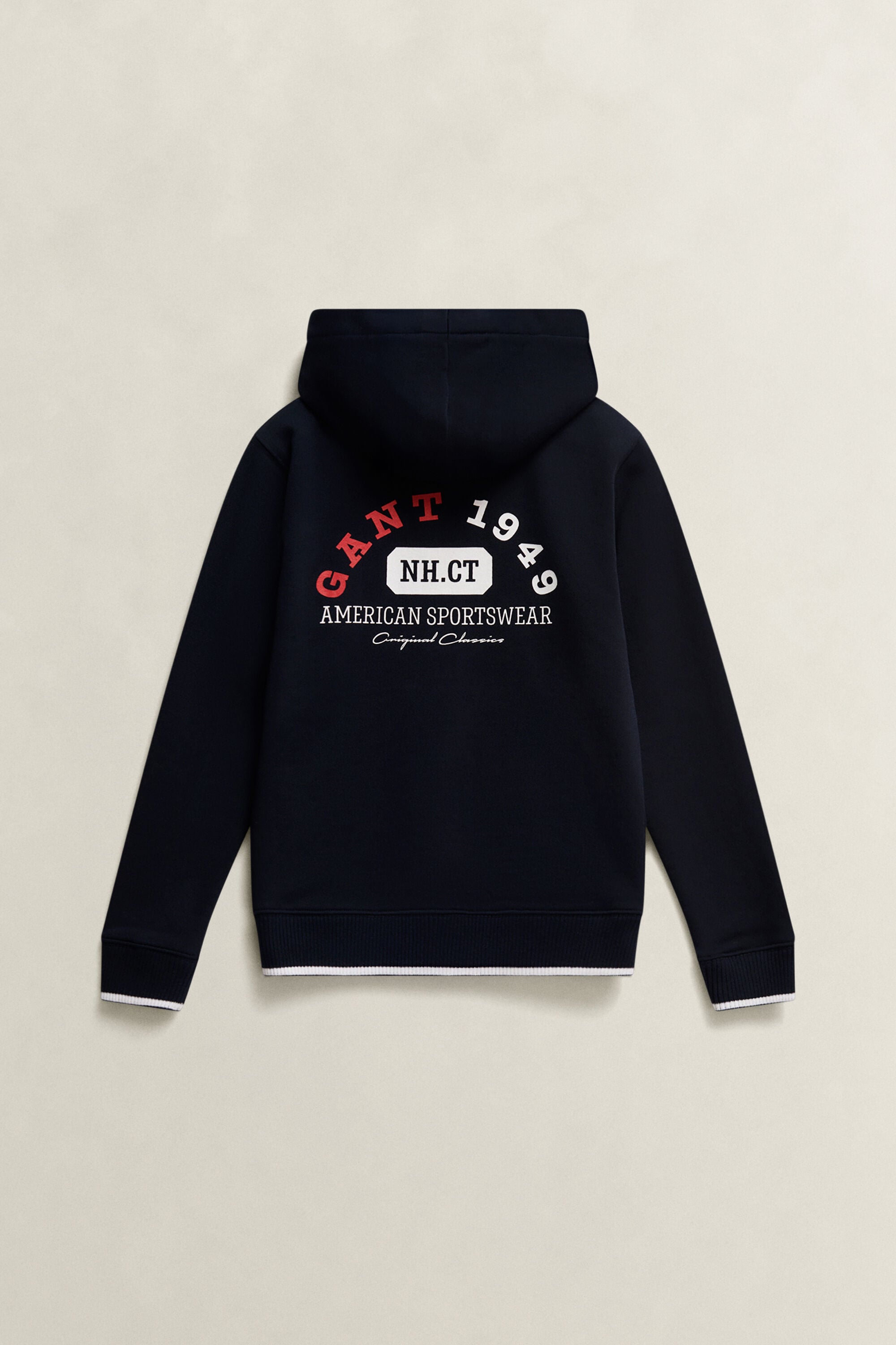 Sweatshirt com capuz e fecho Collegiate Graphic Boys