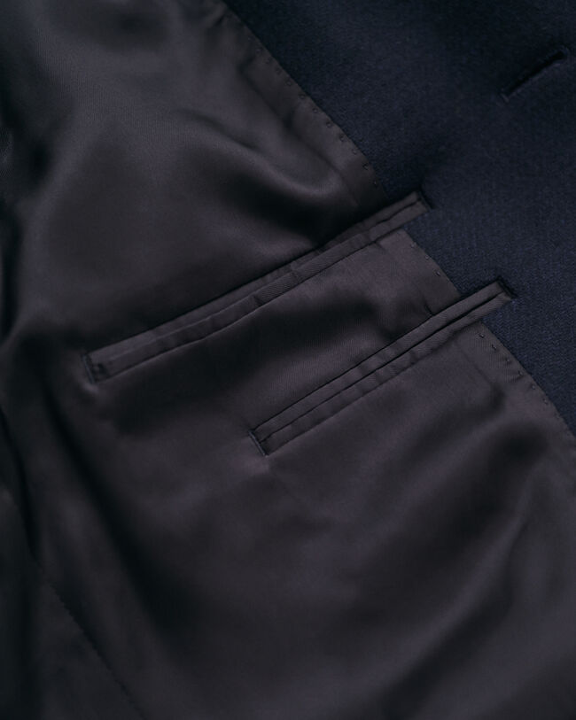 Sobretudo clássico formal em lã