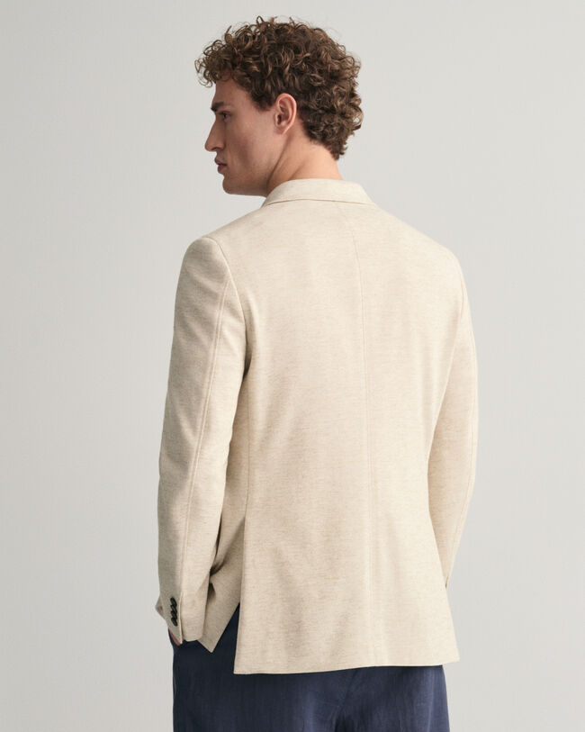 Blazer em linho e algodão