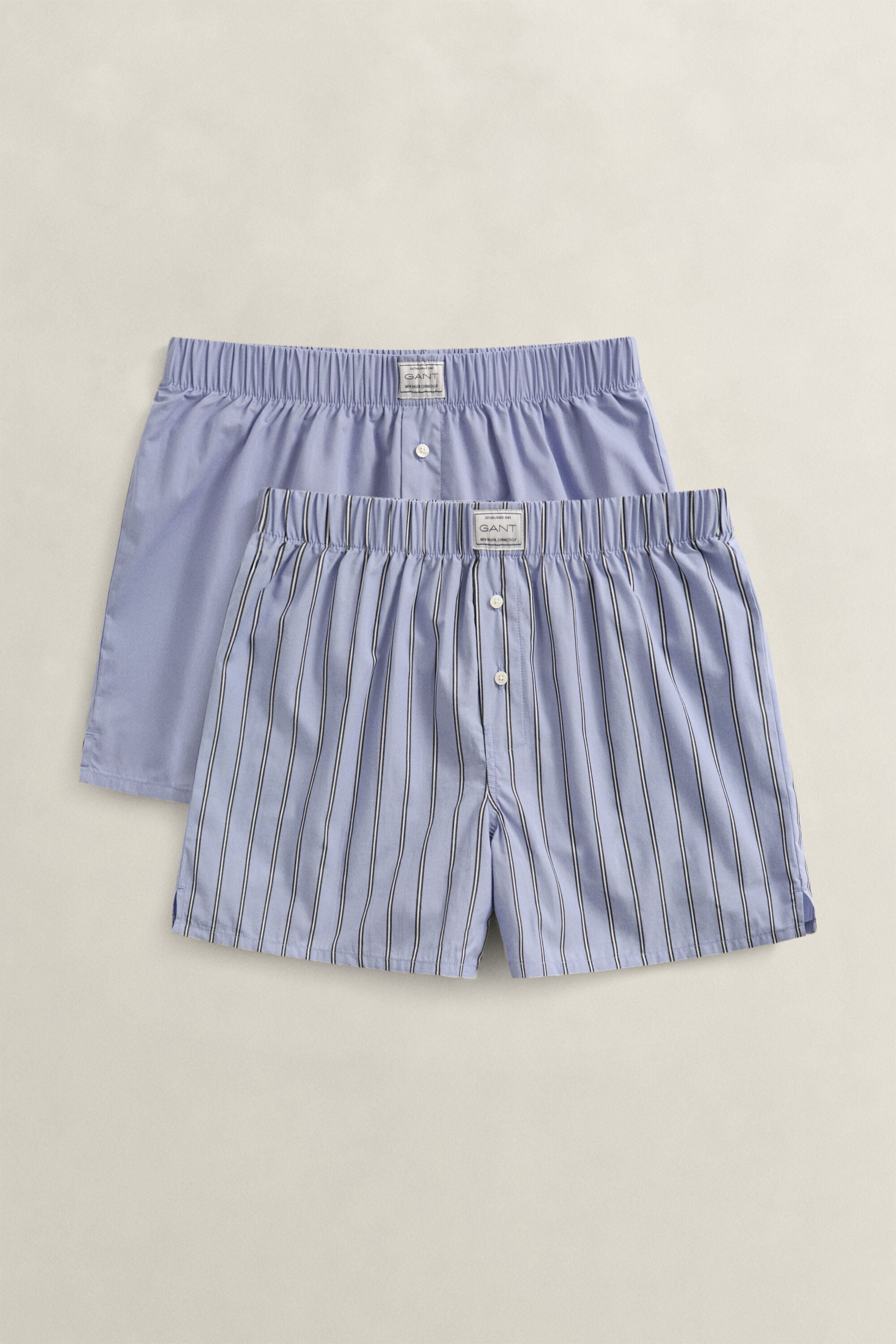 Pack de dois boxers às riscas