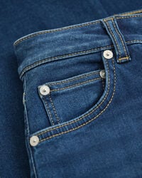 Calças de ganga com elastano slim fit