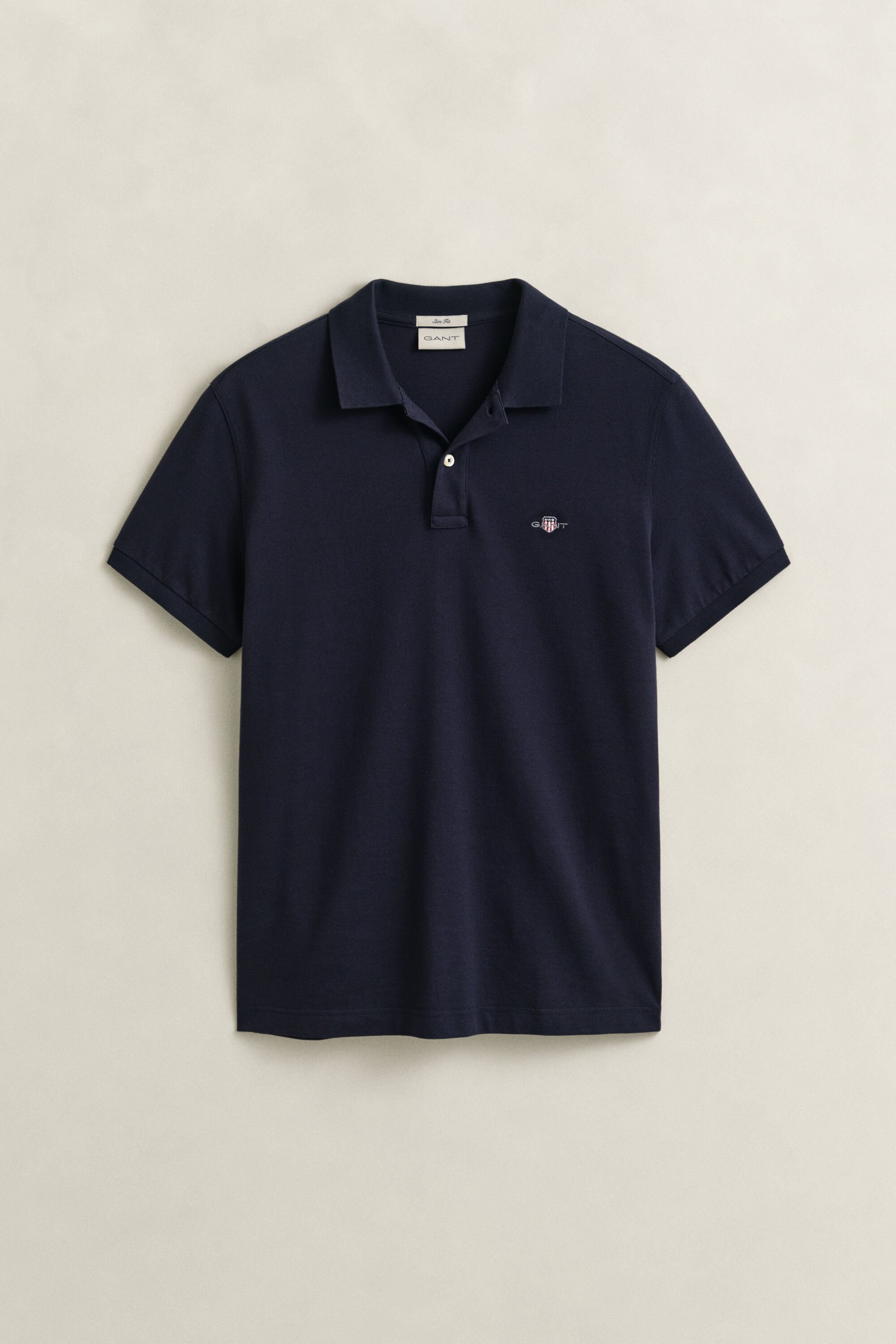 Polo em algodão piqué Shield slim fit