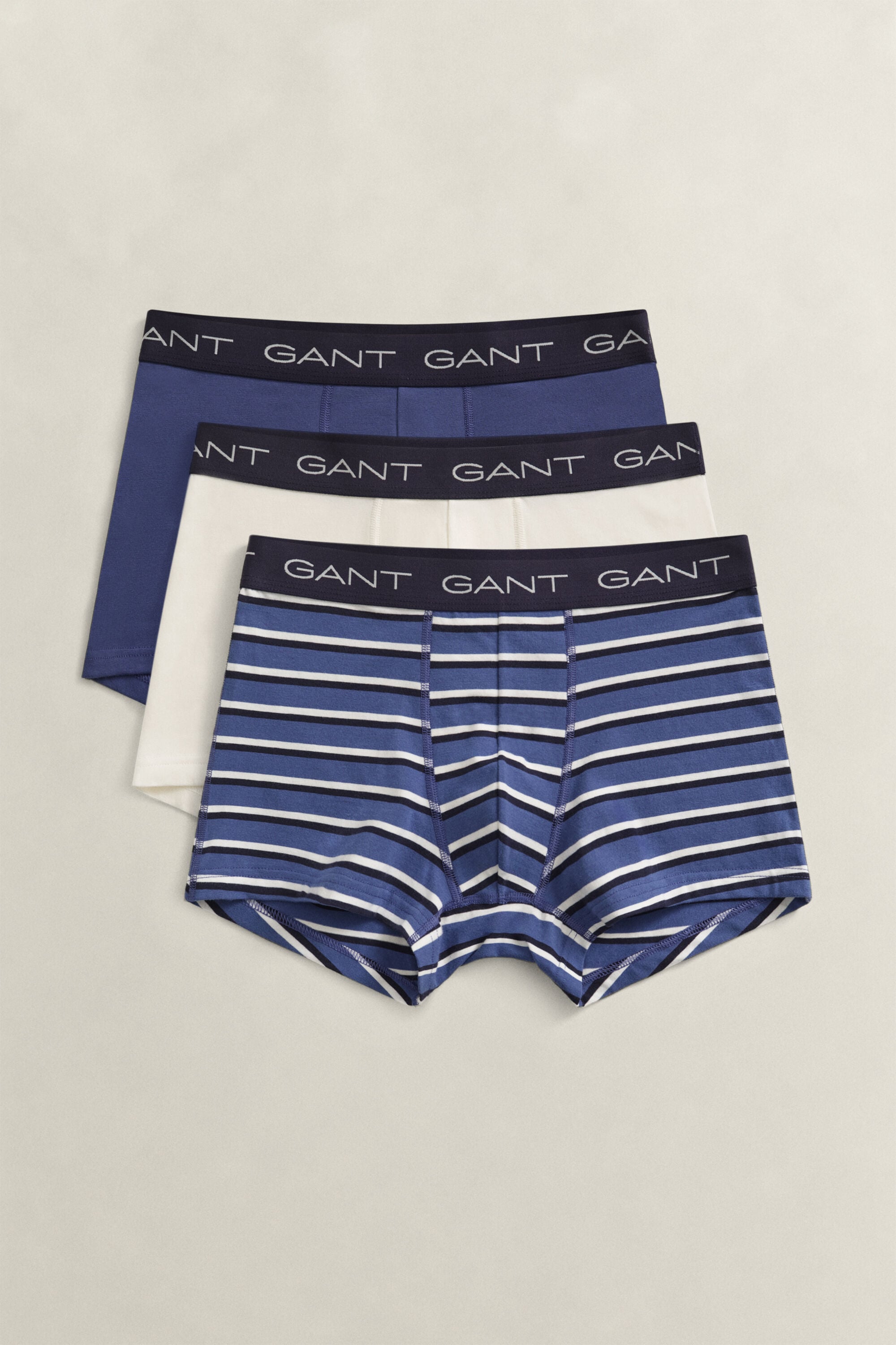 Pack de 3 pares de boxers às riscas
