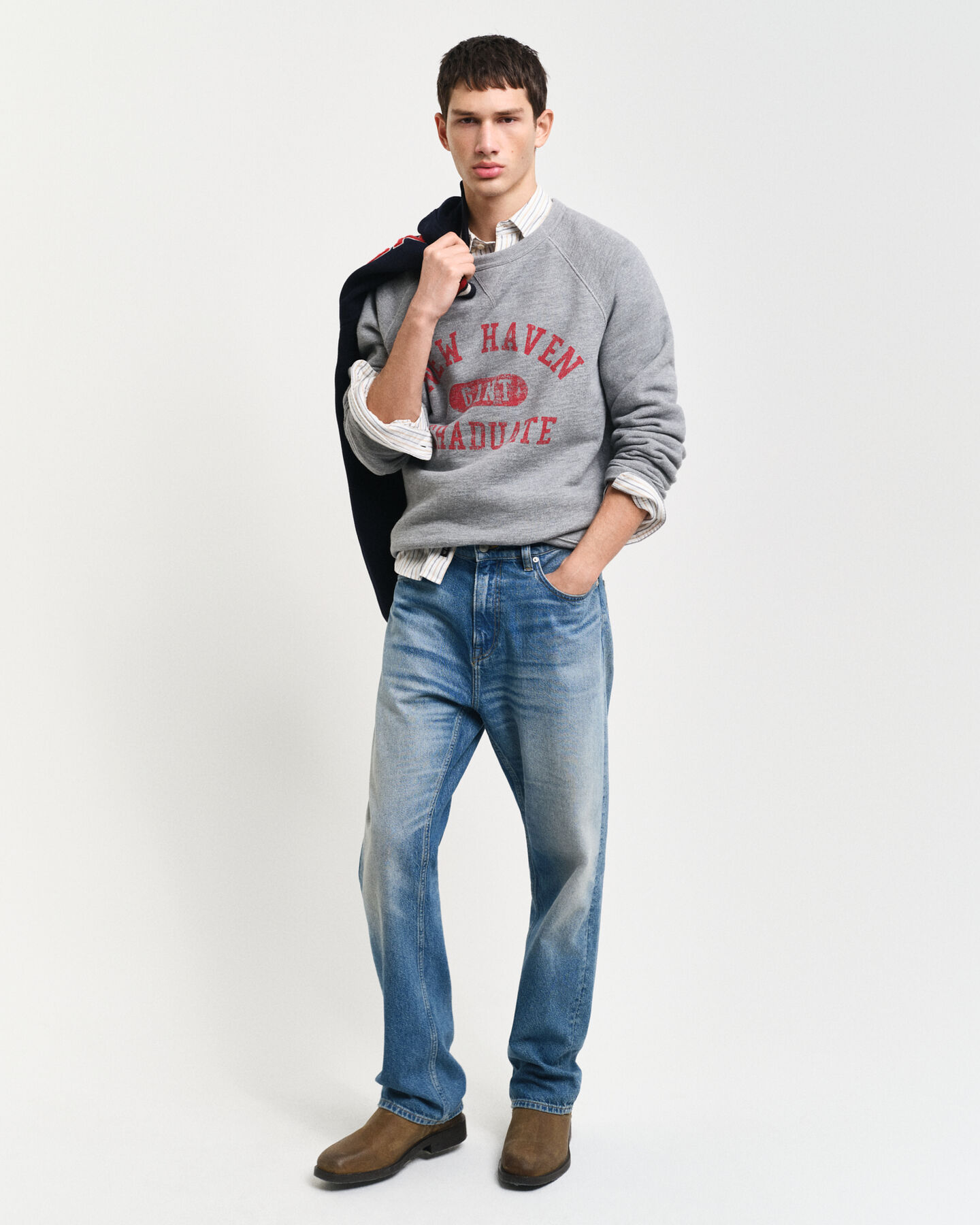 Sweatshirt com decote redondo Graphic