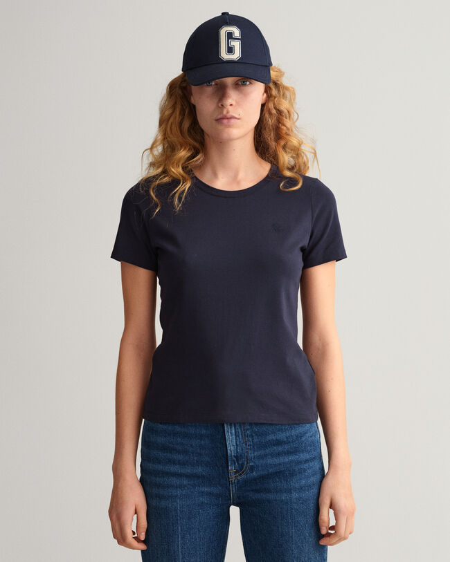 Top de algod&atilde;o com elastano