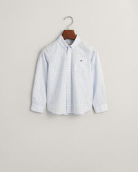Camisa em popelina gingham Shield Kids
