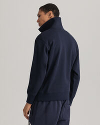 Sweatshirt com meio fecho de correr Retro Flag