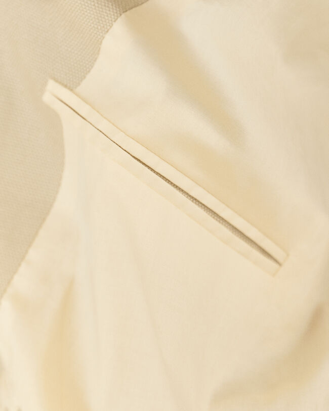 Casaco de fato em linho e algodão relaxed fit