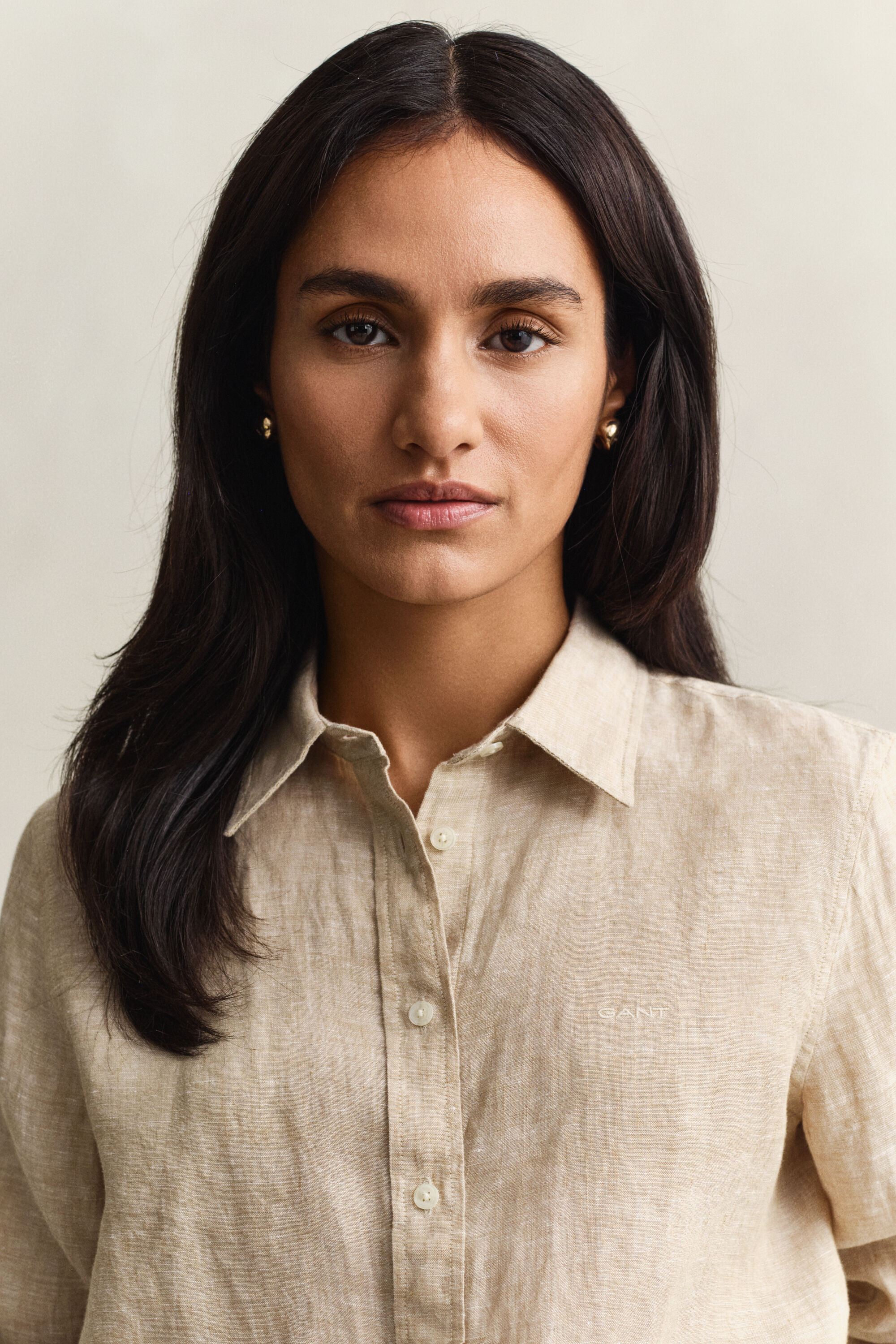 Camisa de linho regular fit