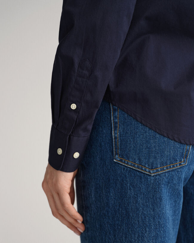 Camisa em popelina regular fit