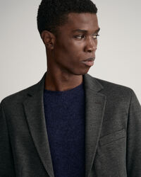 Blazer de fato em jersey