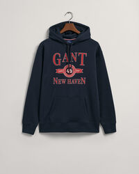 Sweatshirt com capuz Retro Crest