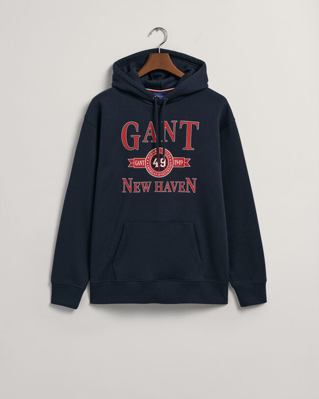 Sweatshirt com capuz Retro Crest